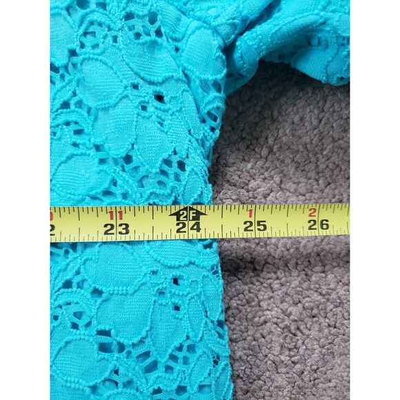 Denim & Co. Women's Lot Of 2 Lace Overlay Full Zip Jackets Purple/Blue Size 2X - Picture 9 of 15